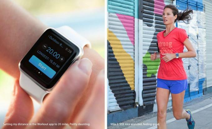 Christy Turlington on kokeillut Apple Watchia, ja hän on ilmeisesti koukussa. Kuva: Apple