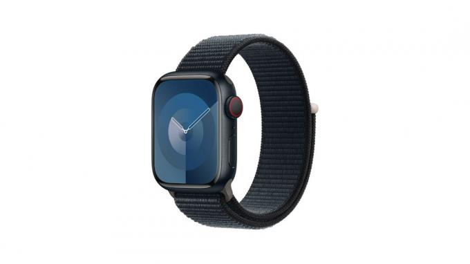 Официальный ремешок Sport Loop от Apple — лучший ремешок для Apple Watch, включая Series 9. Изготовлен из тканого нейлона, он прочный и невероятно удобный.