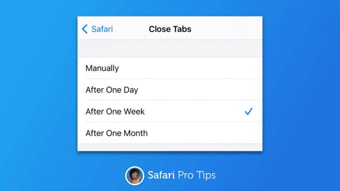 Sluit automatisch oude tabbladen in Safari