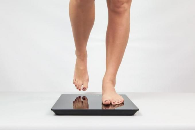 Nuyus trådlösa skala håller koll på ditt BMI. Foto: Hälsa o Meter