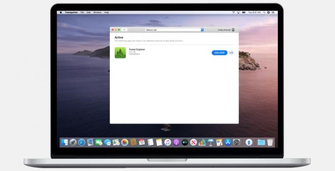 Εφαρμογή Transporter στο Mac App Store