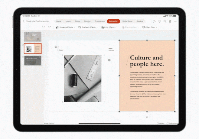 Microsoft Office pro iPad je ještě lepší pro uživatele trackpadů/myší