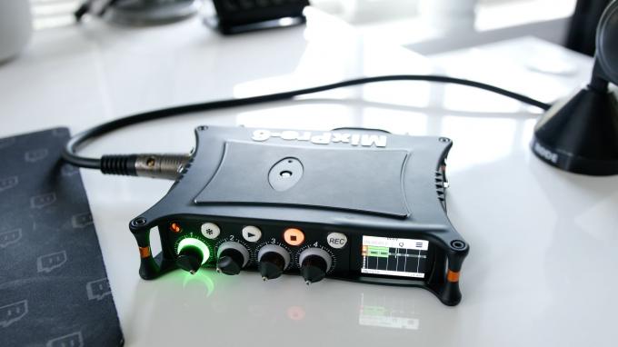 See on Sound Devices MixPre-6 salvestussegisti.