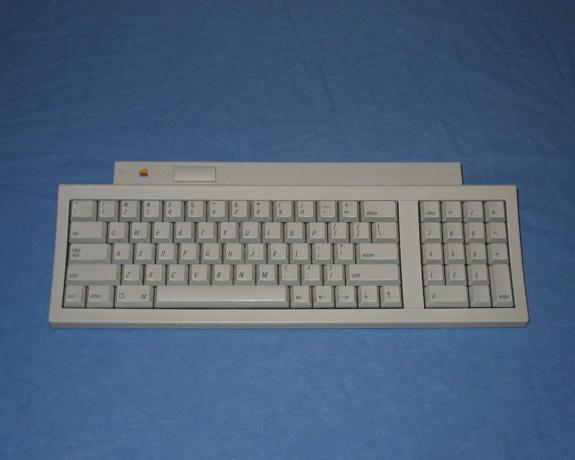 O teclado da Apple II