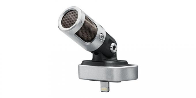 Apple उपकरणों के लिए Shure MV88 डिजिटल स्टीरियो कंडेनसर माइक्रोफोन