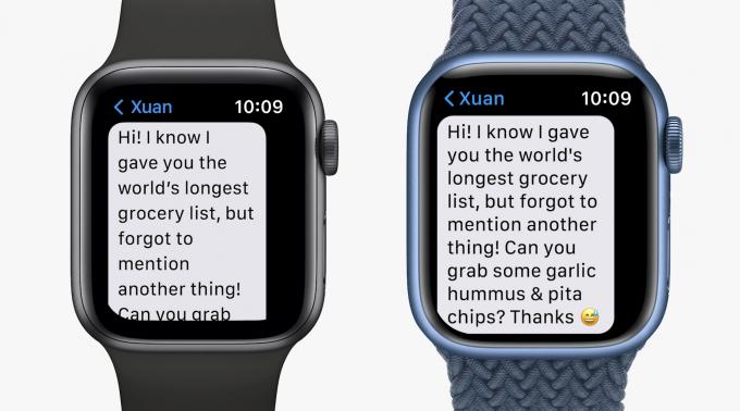 Kalifornian suoratoistotapahtuma: Apple Watch Series 7 sisältää suuremman näytön, johon mahtuu 50% enemmän tekstiä