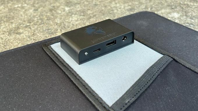 Lion 50W sulankstomas saulės baterijos USB-C ir USB-A prievadai