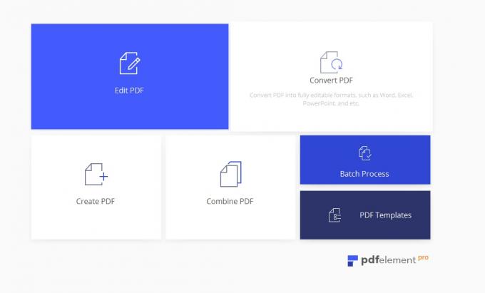 Uusi käyttöliittymä helpottaa PDFelement 6 Pro for Macin käyttöä.