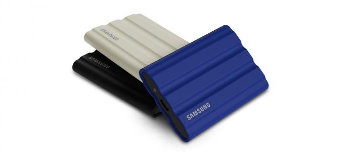 Samsung T7 Shield v různých barvách