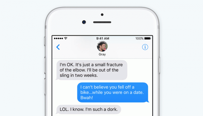 Üzenetek iOS 10