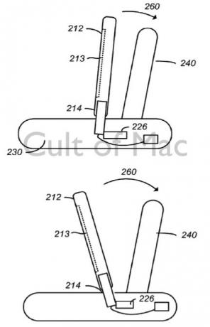 Apple의 Lightning 커넥터 도크가 작동하는 방식을 보여주는 그림.
