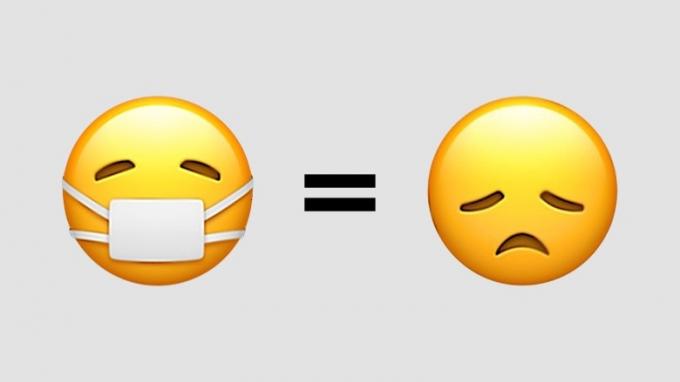 Den medicinska maskens emoji behöver en uppdatering för 2020.
