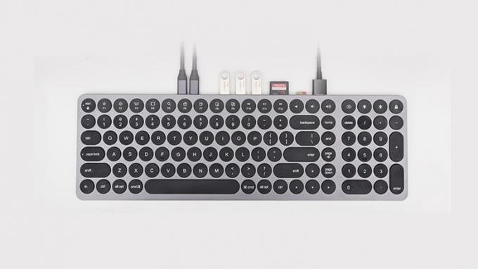 Kolude KD-K1 Keyhub er både tastatur og hub.