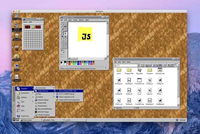 Windows 95 aplikacija za Mac