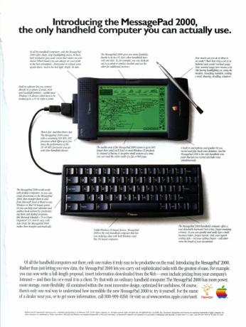 Apple Newton PDA kävi läpi useita iterointeja elämänsä aikana