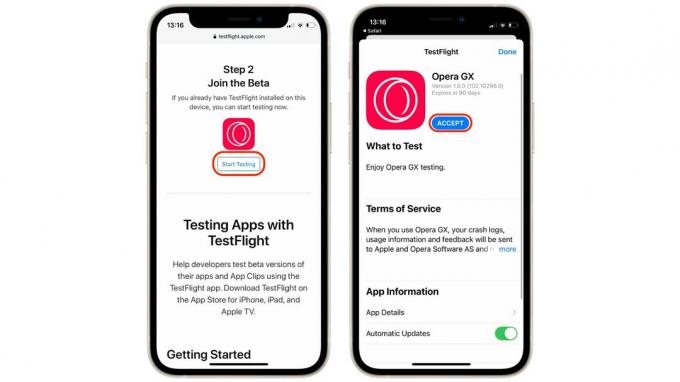 Kako prenesti Opera GX beta na iPhone in iPad