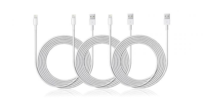 CoM-Καλώδιο Lightning-to-USB 10 '-3-Pack