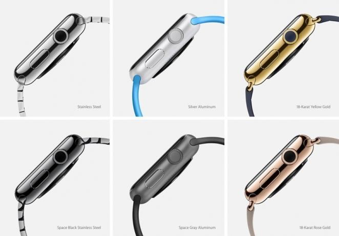 Модели на Apple Watch