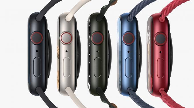 Apple Watch Series 7 -värivaihtoehdot ovat samanlaisia ​​kuin Series 6