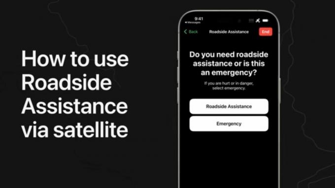 Az Apple elmagyarázza, hogyan használhatja a Roadside Assistance szolgáltatást műholdon keresztül