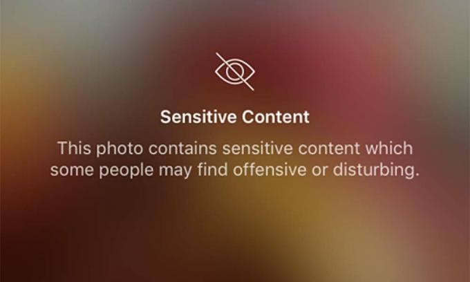 Ak sa to zobrazuje na fotografii vo vašom kanáli Instagram, používateľ označil obsah ako znepokojujúci.