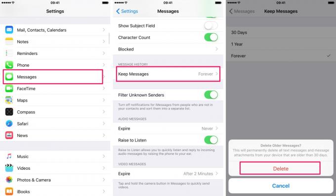 Cara membatasi berapa banyak pesan yang disimpan di iPhone atau iPad Anda.