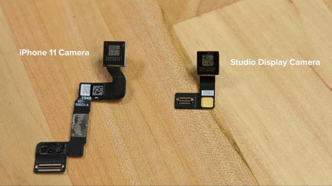 Apple Studio Display nedrivning — 11 MP kamera