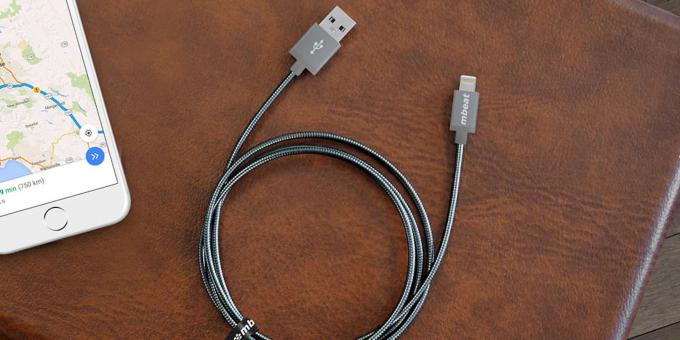 Dieses gepanzerte Lightning-Kabel wird wahrscheinlich Ihr Telefon überleben.