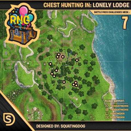 Fortnite hruď se rozmnožuje v Lonely Lodge