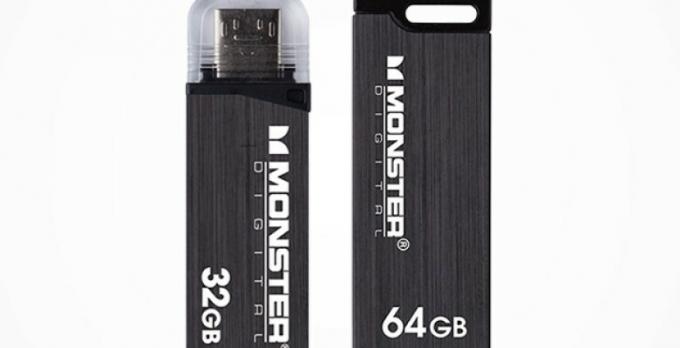 Tämä 32 ja 64 gigatavun kokoinen 2-pakkaus metallipäällysteisiä USB-tallennusasemia on rakennettu kestämään.