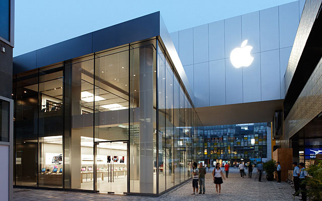 Apple– ის ერთ – ერთი მაღაზია ჩინეთში.