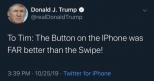 Бившият дизайнер на Apple отговаря на критиката на Тръмп относно iPhone