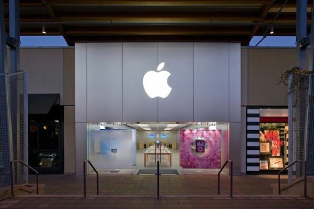 बोल्डर, कोलोराडो में Apple स्टोर।