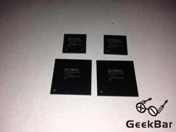 Nämä 2 Gt: n RAM -sirut voivat olla suunnattu iPad Air 2: lle. Kuva: GeekBar