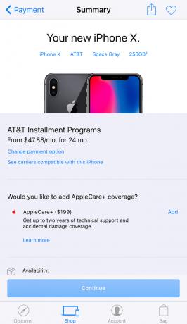 Utilizarea aplicației Apple Store pentru precomanda iPhone X este mai rapidă.