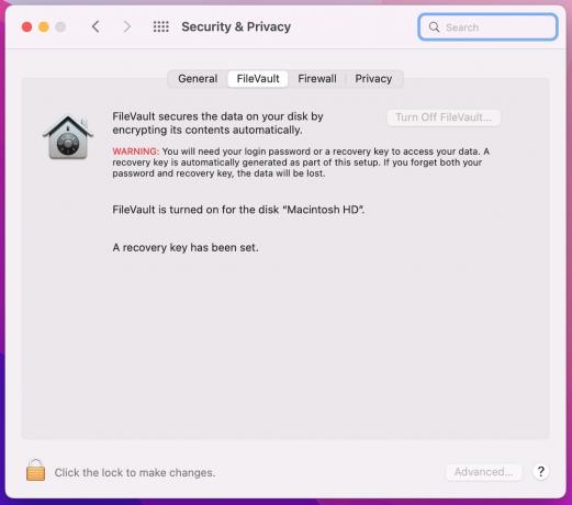 Använd FileVault för att kryptera din hårddisk