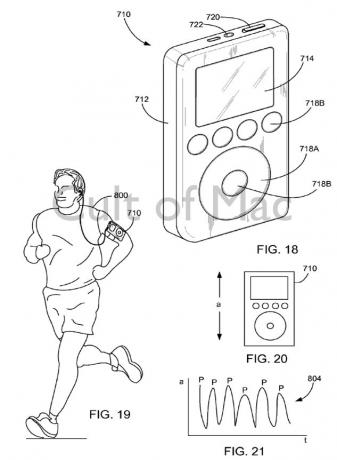 Докато в патентната заявка на Apple се говори за iPod, тя описва технология, която изглежда би имала повече смисъл с iWatch.