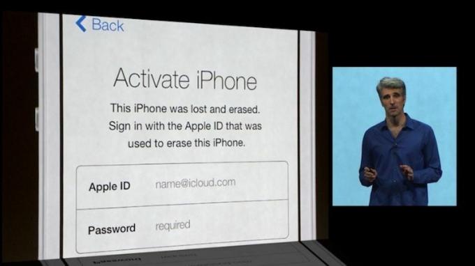 Kun se esiteltiin iOS 7: ssä, Apple kutsui Activation Lock