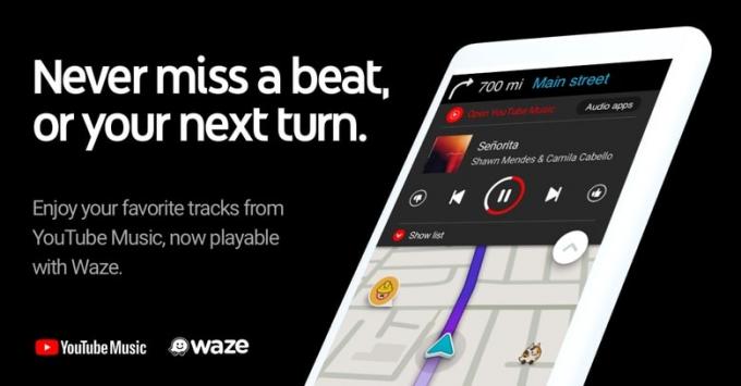 Μουσική YouTube και Waze