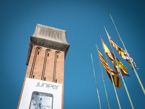 Vuosittaisen mobiililiikkeen historiallinen koti: Plaça d'Espanya Barcelonassa