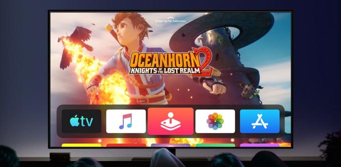 Oceanhorn 2 på Apple TV via Apple Arcade
