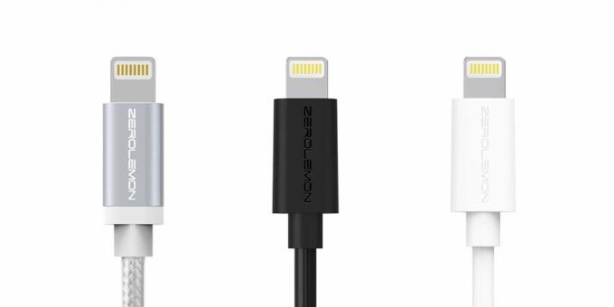 CoM - Lightning to USB MFi-Certified 2-Meter Cable- 2-Pack