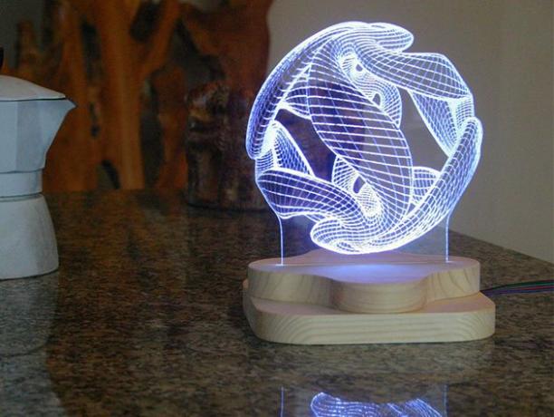 CoM_Blue Pine Studio 3D Illusion Lighting Sculpture