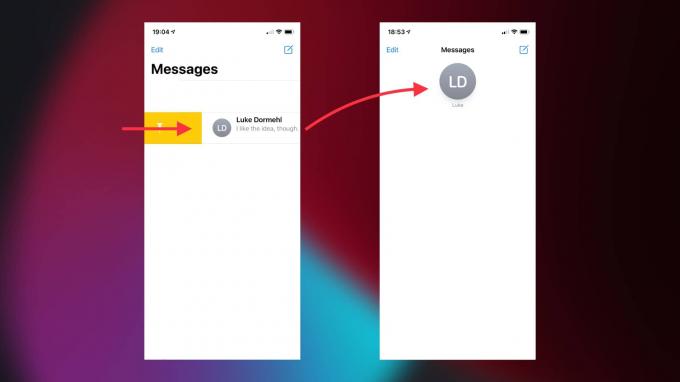 Az üzenetek rögzítése az iOS 14 rendszerben
