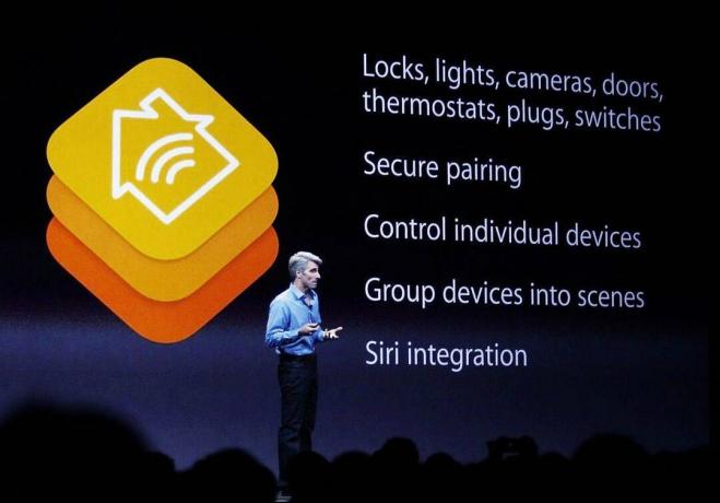 Craig Federighi hovoří o plánech domácí automatizace společnosti Apple. Foto: Roberto Baldwin/The Next Web