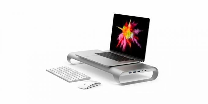 ملحقات MacBook: مع مجموعة متنوعة من التوصيلات وإمكانيات المرور ، يضيف حامل الكمبيوتر المحمول وحامل الشاشة ProBase HD USB-C منافذ 4K HDMI و USB إلى جهاز MacBook Pro