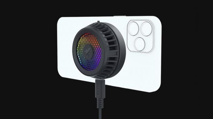 Razer Phone Cooler Chroma met iPhone