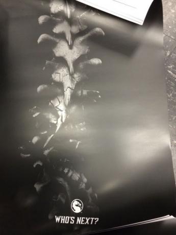 Un poster trapelato raffigurante l'approccio tipicamente brutale di Mortal Kombat all'osteopatia.