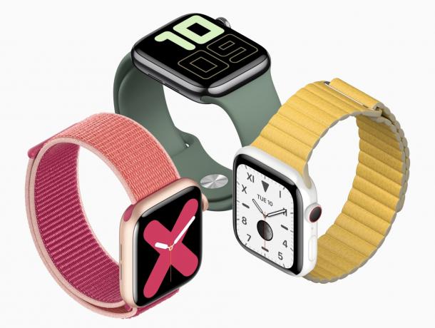 Apple Watch Series 5, yeni bir S5 çipi tarafından destekleniyor