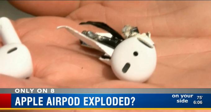 AirPod ontploft